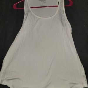 Torrid Super Soft Knit Wide Hem Tank Top -  XL/1X - (Torrid Sizing 00) - White